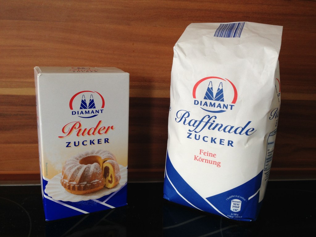 Puder Zucker & Raffinade Zuckers